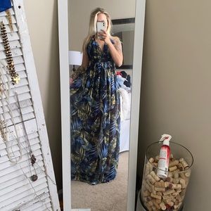Floral maxi dress
